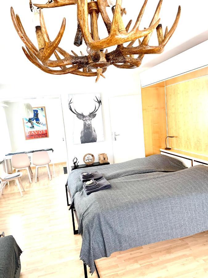 Holiday Apartment Bolgen - Close To Everything! Bolgen, Jakobshorn, Bus Stop, Train Station, Supermarket, Ski School, Ski Rentals, Restaurants And More! Davos Ngoại thất bức ảnh